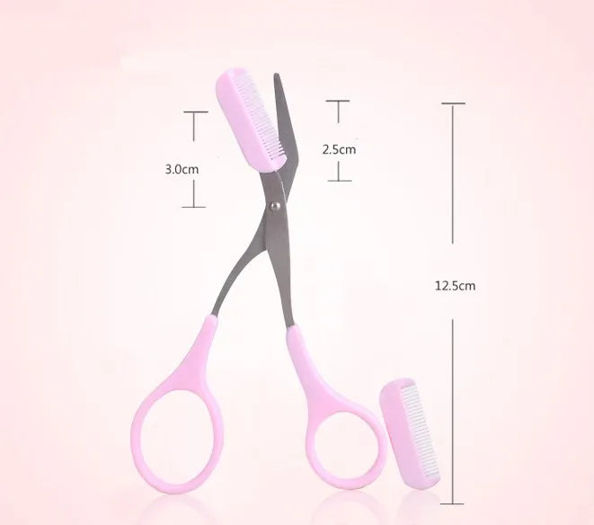 Eyebrow Scissors with Comb Tool