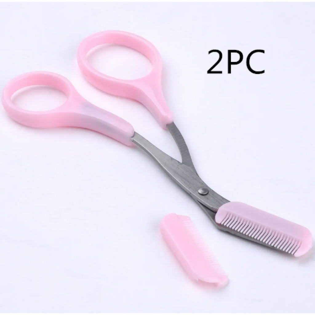 Eyebrow Scissors with Comb Tool
